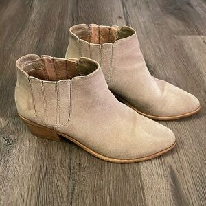 Joie Leather Suede Booties